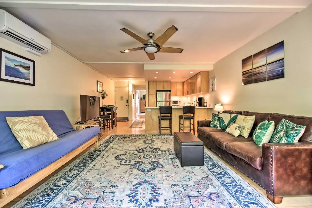 Comfy Tropical Condo With Pool - Walk To Beach! Kahana